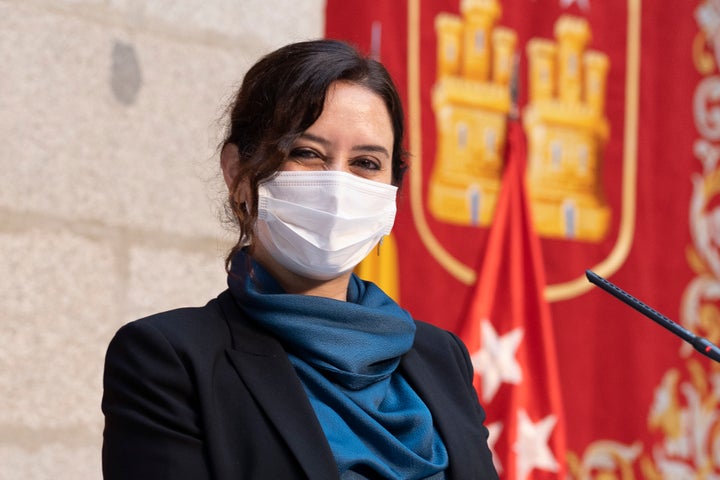 La presidenta madrileña, Isabel Díaz Ayuso.