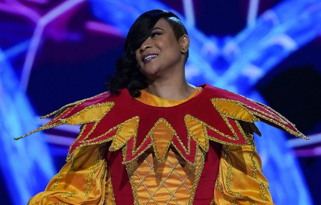 Gabrielle was revealed to be The Masked Singer's Harlequin