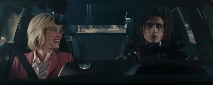 Edgar Scissorhands takes his mum for a spin in the new advert.