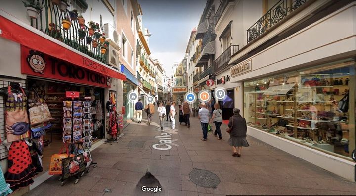 La famosa calle Sierpes de Sevilla.