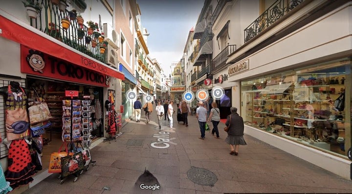 La famosa calle Sierpes de Sevilla.