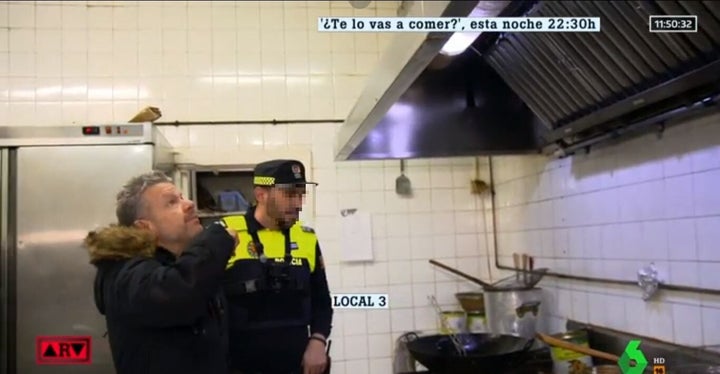 Alberto Chicote, en la cocina del restaurante.