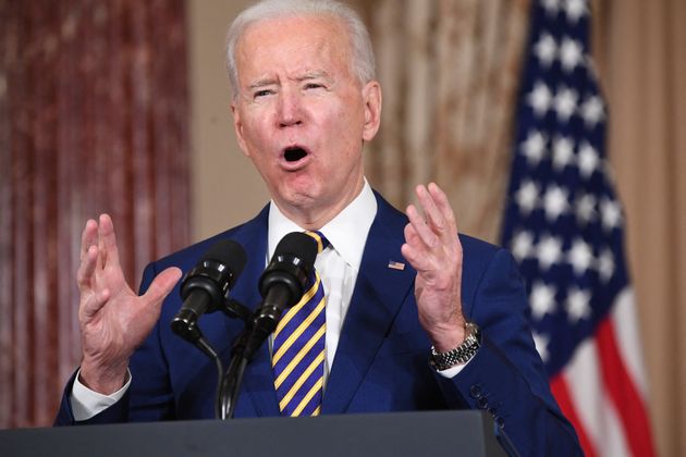 Le président des États-Unis Joe Biden s'exprimait sur la politique étrangère du pays le 4 février 2021 à Washington 