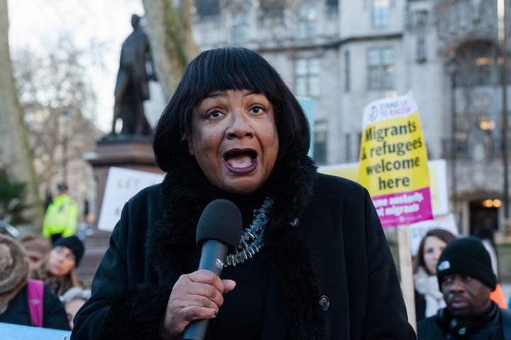 Diane Abbott has argued many BAME constituents in her community are suspicious of a hostile environment and reluctant to accept the vaccine 