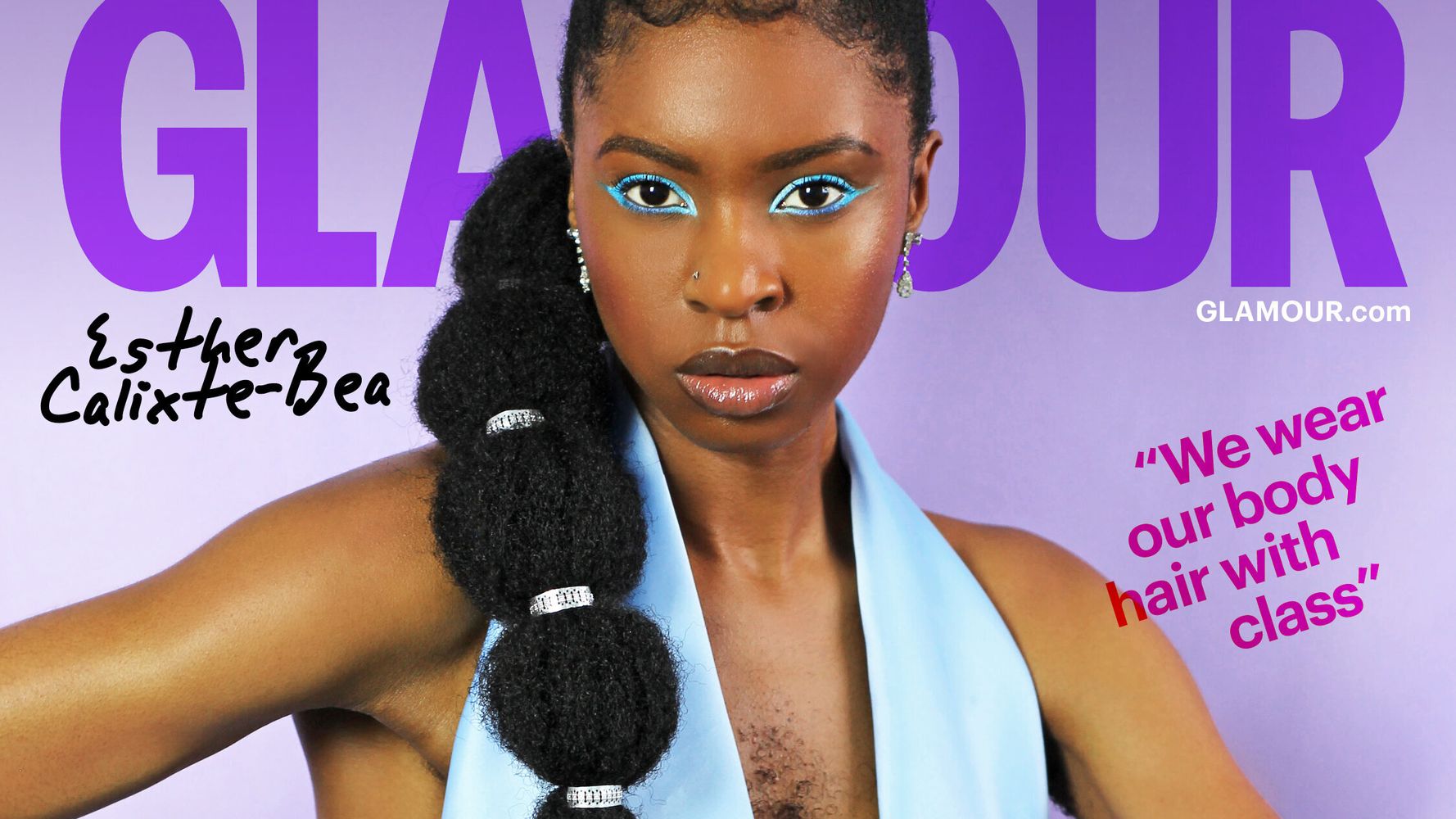Quebec model embraces her chest hair and beauty in U.K. Glamour cover shoot