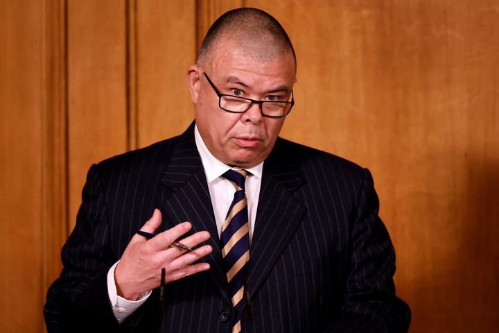 Deputy chief medical officer for England Jonathan Van-Tam during a media briefing in Downing Street, London, on February 8, 2021.