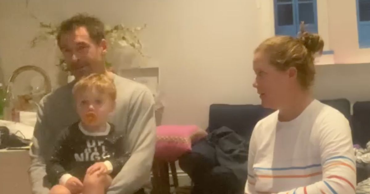 Amy Schumer's Son Seems Totally Unfazed Watching Her Super Bowl Commercial