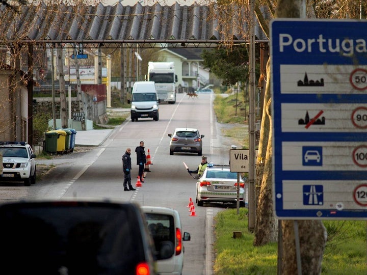 Frontera con Portugal.