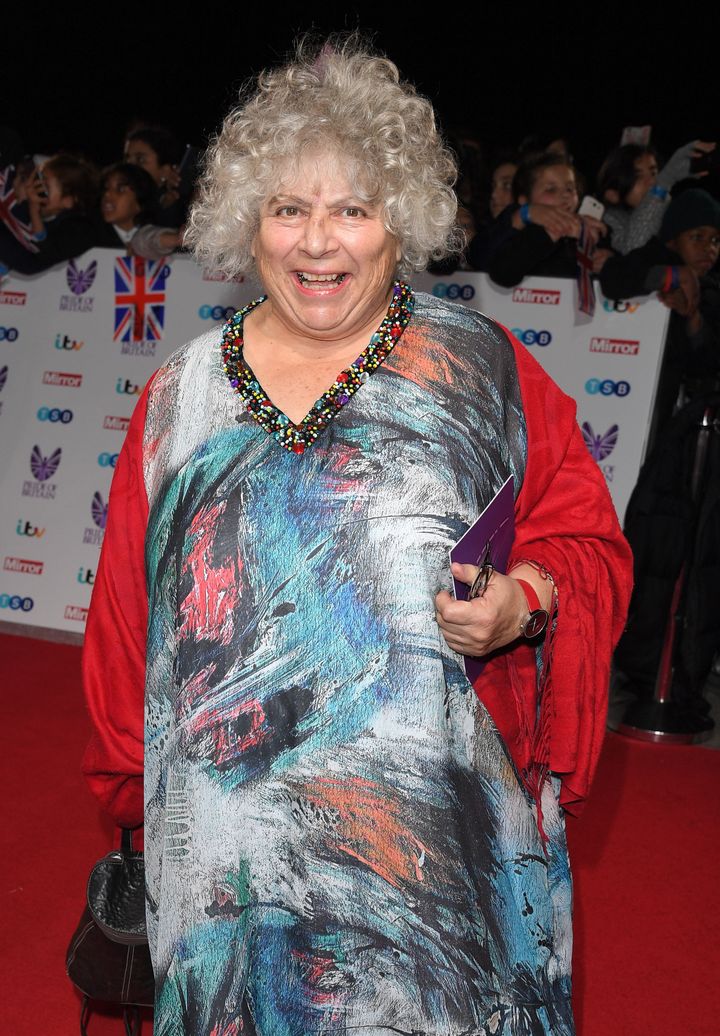 Miriam at the Pride Of Britain awards in 2016