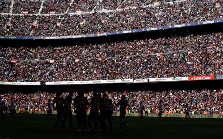 Camp Nou, Barcelona.