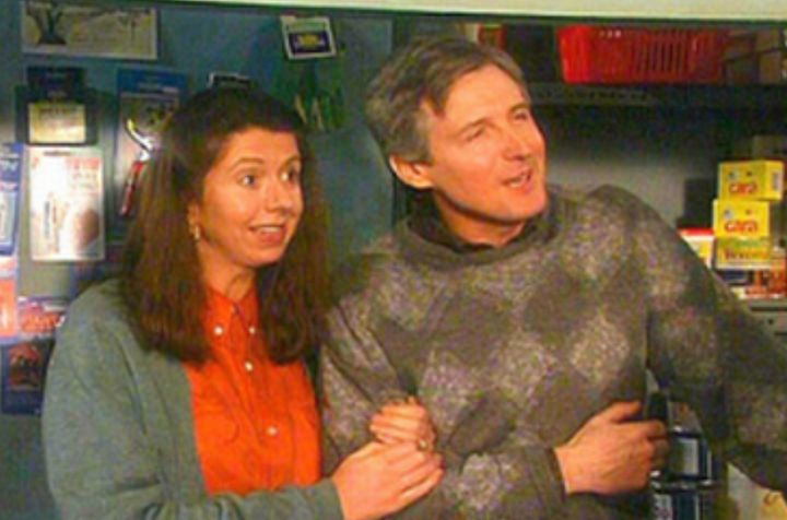 Rynagh with her on-screen husband, Patrick Drury, in Father Ted