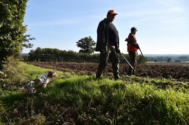 Des chasseurs le 24 septembre 2017.