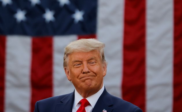 Ce 1er vote au procès en destitution de Trump a de quoi le rassurer (photo du 13 novembre 2020 à la Maison Blanche. REUTERS/Carlos Barria)