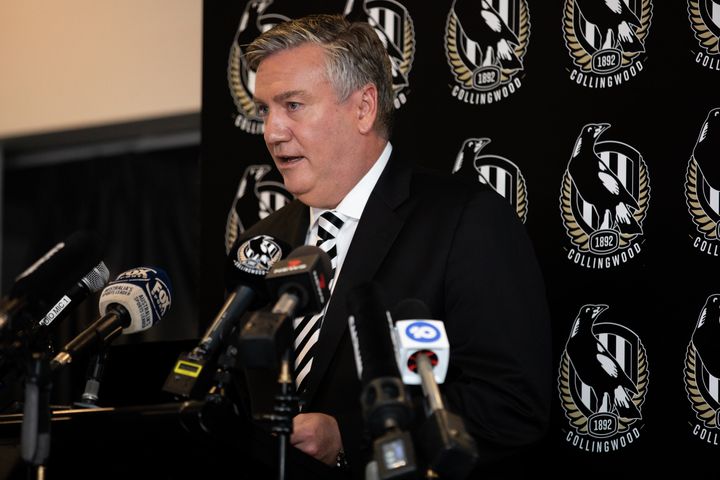 Eddie McGuire resigns effective immediately as Collingwood Football Club president on Tuesday in Melbourne.