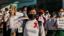 Protests Rock Myanmar For Fifth Day, West Condemns Use Of Force Against Protesters Protests Rock Myanmar For Fifth Day, West Condemns Use Of Force Against Protesters