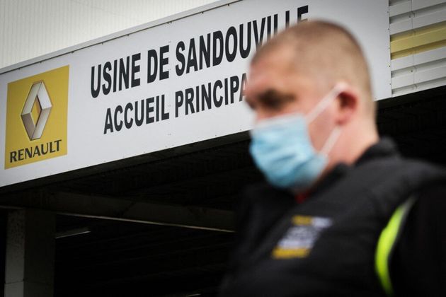 L'usine Renault Sandouville en Seine-Maritime a été mise à l'arrêt le 8 et le 9 février à cause de la pénurie de semi-conducteurs.