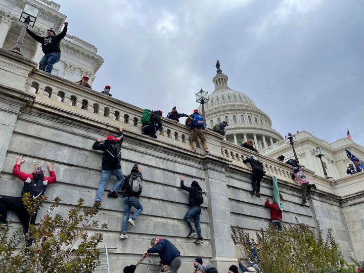 The U.S. Capitol Building in Washington, D.C. was breached by thousands of protesters during a "Stop The Steal" rally in support of Trump.