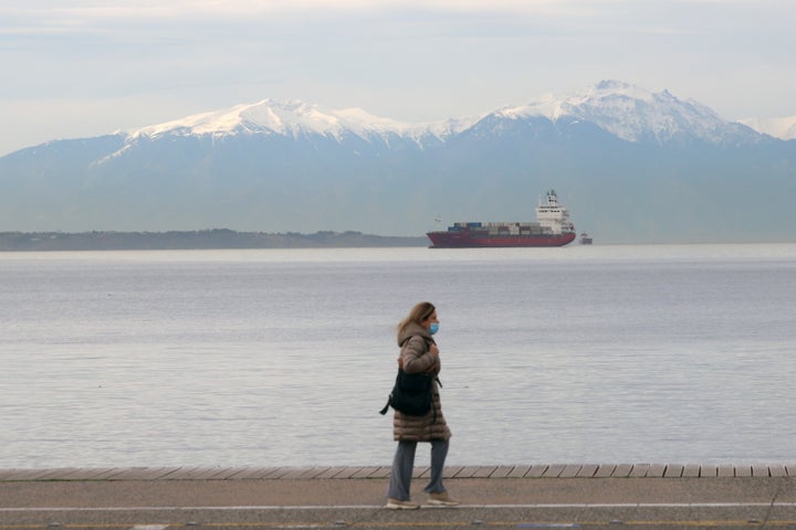 Βόλτα στην παραλία Θεσσαλονίκης 