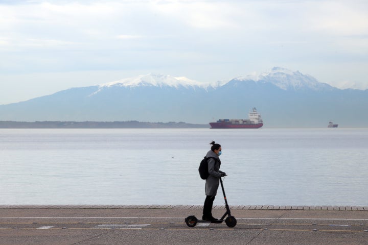 Βόλτα στην παραλία Θεσσαλονίκης 