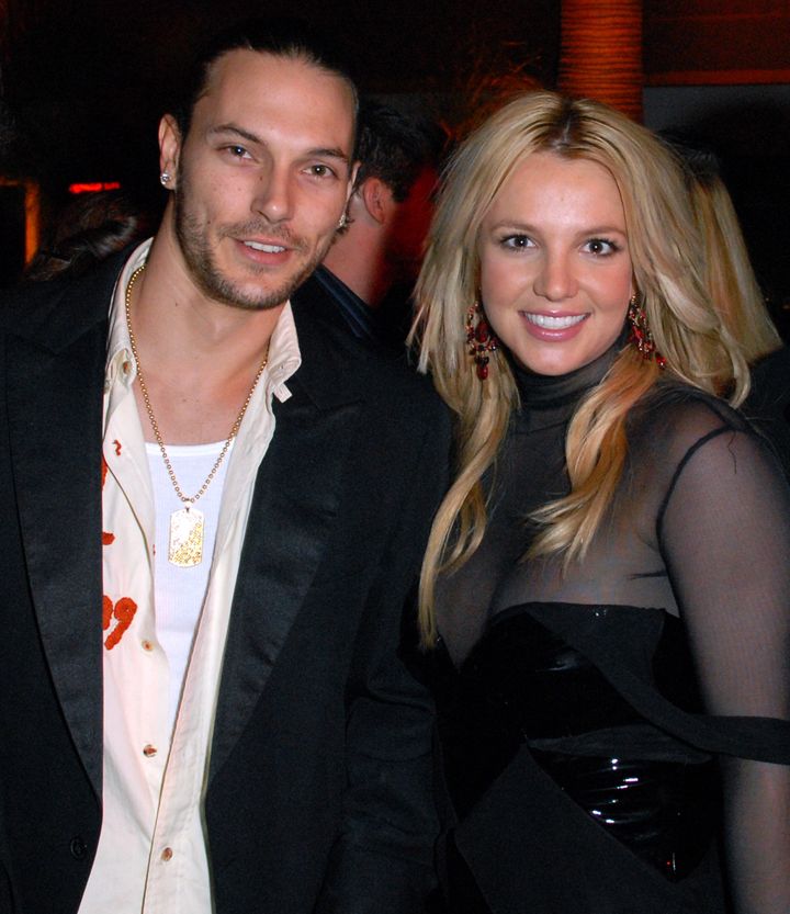 Kevin Federline and Britney Spears while the two were married in 2006. Federline said through his lawyer that he has “stayed out of the conservatorship issues” involving Spears.