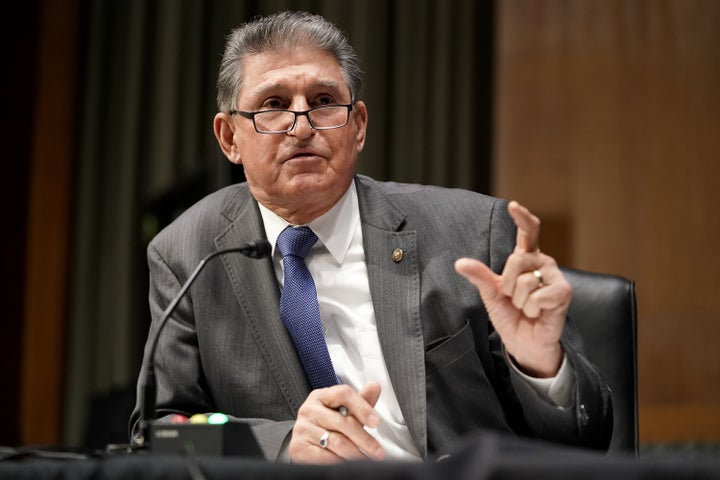Sen. Joe Manchin (D-W.V.) supports cutting off stimulus checks at a level progressives say is "shockingly out of touch."