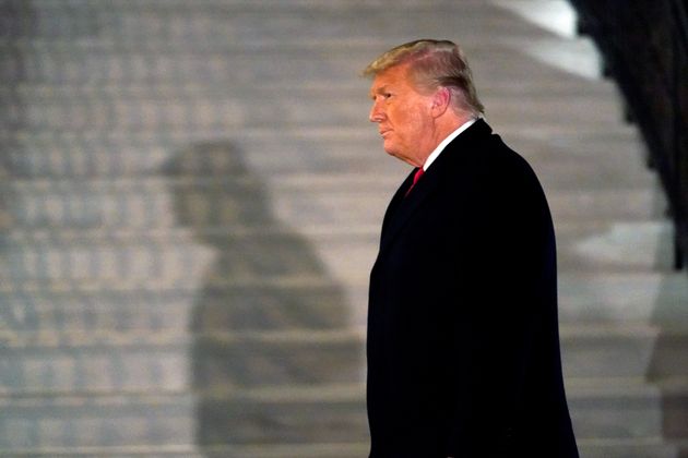 Donald Trump à Washington le 12 janvier 2021 (AP Photo/Gerald Herbert, File)