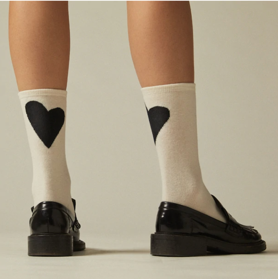 Hearts Crew Socks $8.50