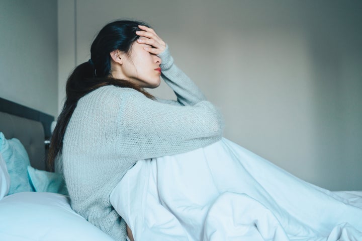 10 Signs You've Developed Depression, Even If You Don't Feel Sad 3 Depression can lead to changes in sleep patterns or extreme fatigue.