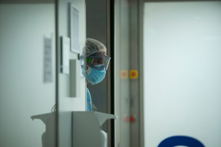 Una enfermera en un hospital durante la pandemia