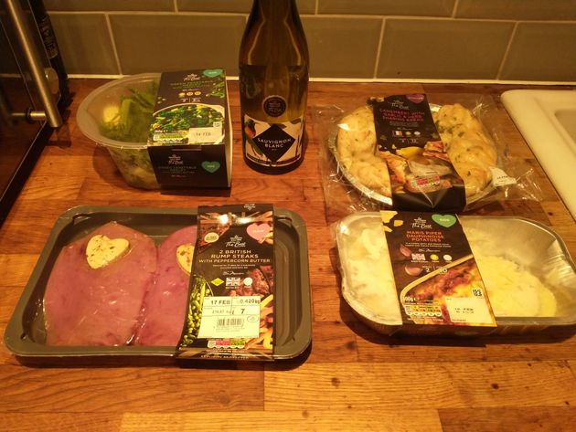 Morrisons Valentine's meal