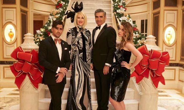 The Rose family in Schitt's Creek