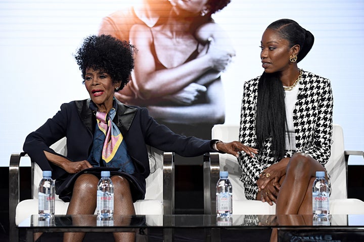 Tyson and Xosha Roquemore, stars of "Cherish The Day," in January 2020. <i>Amanda Edwards via Getty Images</i>