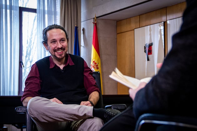 Pablo Iglesias, durante la