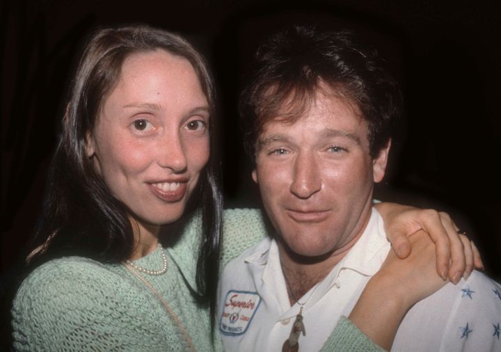 Duvall with Robin Williams in 1981.