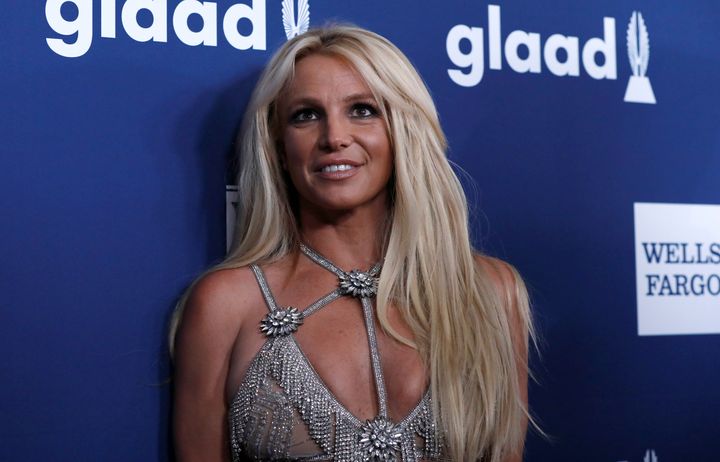 Singer Britney Spears on April 12, 2018, at the GLAAD Awards. 