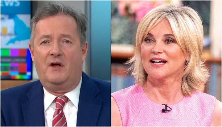 Piers Morgan and Anthea Turner