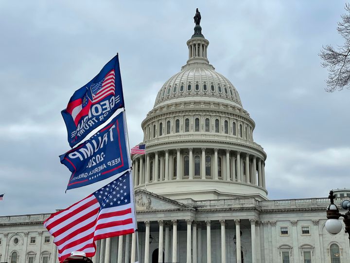 The U.S. Capitol Building in Washington, D.C. was breached by thousands of protesters during a "Stop The Steal" rally in supp