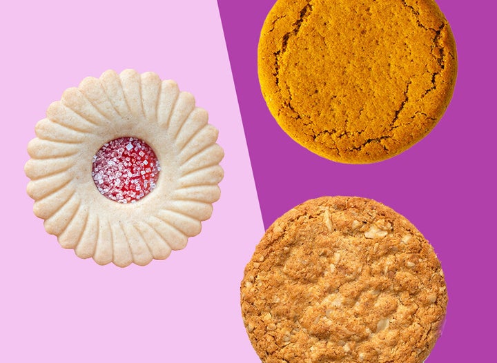 Hobnobs, jammie dodgers and ginger nuts came in joint sixth place.