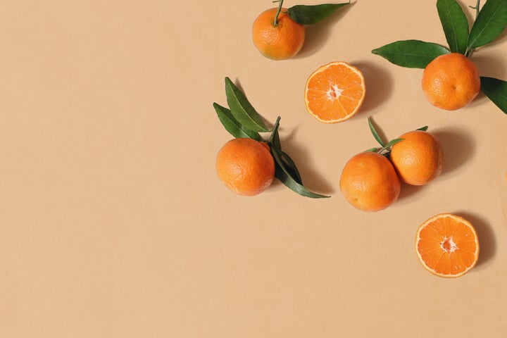 Give tangerines a squeeze and a sniff to determine whether they're ripe.