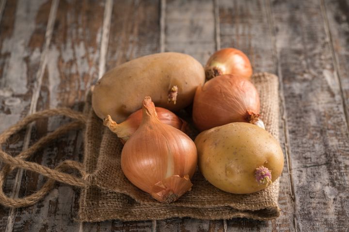 When the weather gets colder, onions and potatoes actually get sweeter.