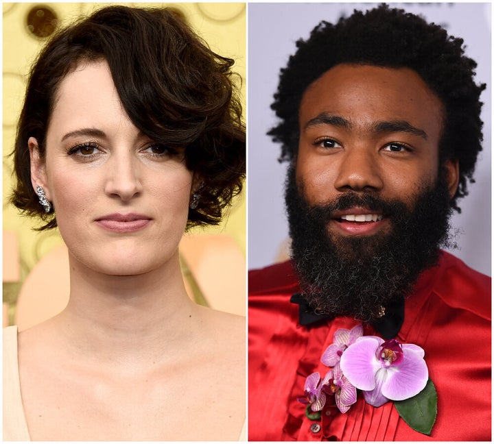 Phoebe Waller Bridge and Donald Glover