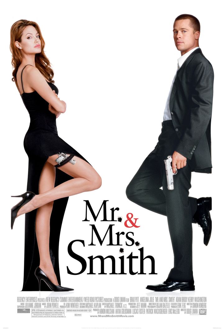 Angelina Jolie and Brad Pitt starred in the original big screen version of Mr & Mrs Smith in 2005.