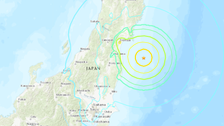  Strong Earthquake Hits Off Japan Coast, Triggers Mass Blackouts
