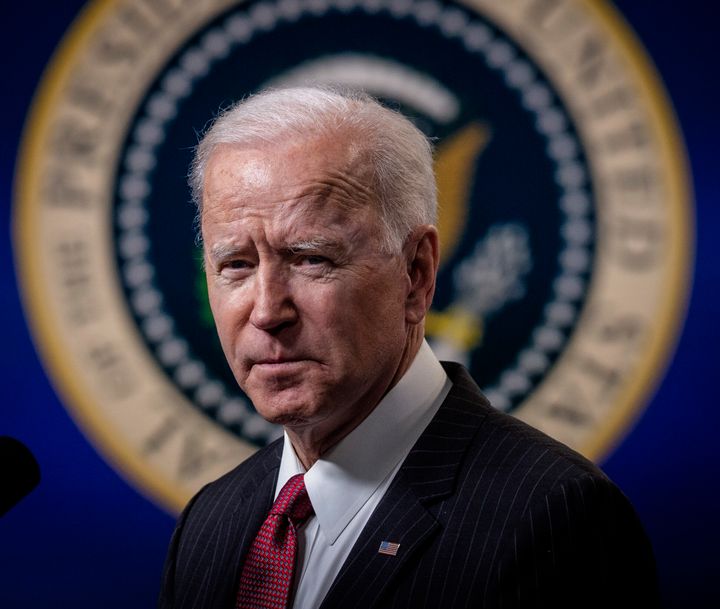 President Joe Biden said he was thinking of those who lost their lives and protected democracy in the Capitol insurrection fo