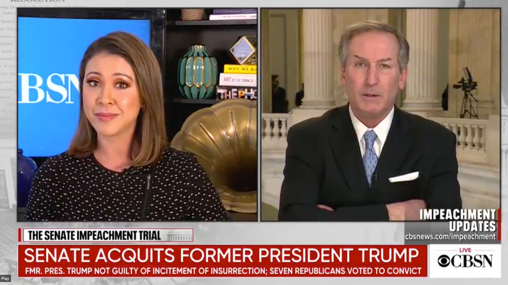 Trump Attorney Likens Impeachment Trial To Capitol Riot Before Storming Off Camera | HuffPost