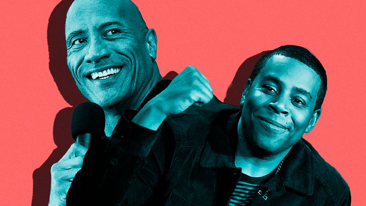 Dwayne Johnson stars in "Young Rock" and Kenan Thompson stars in "Kenan."