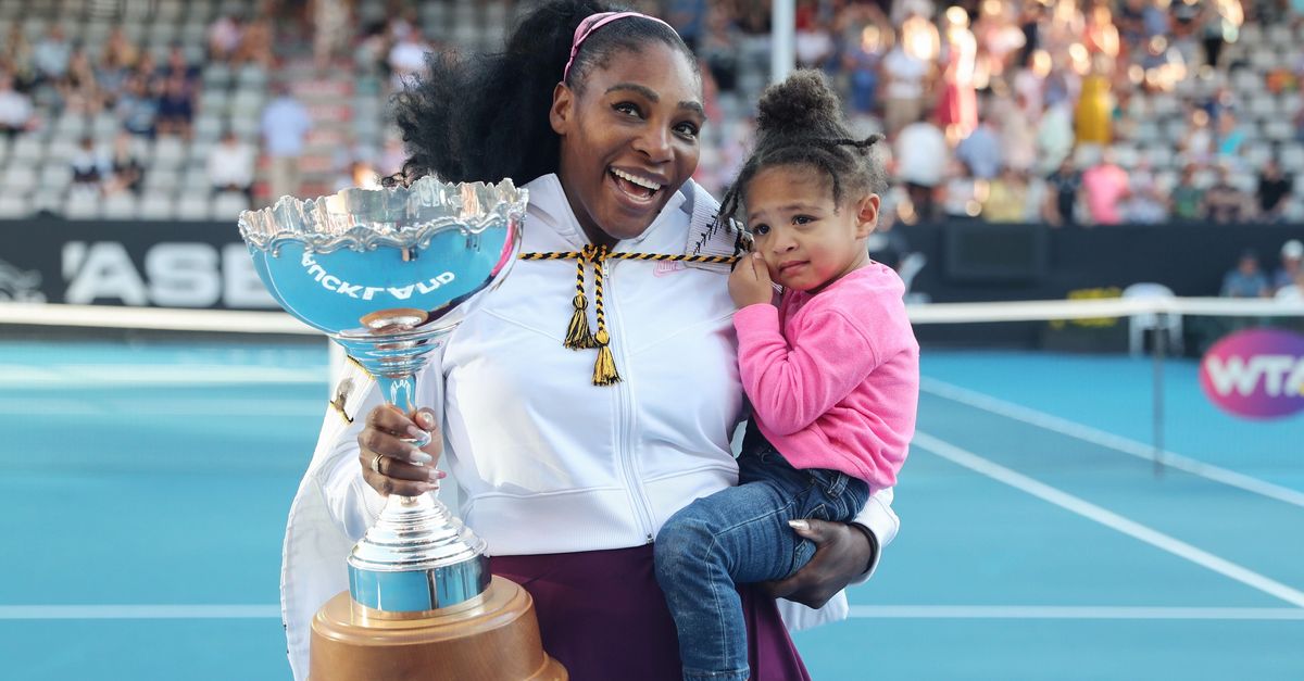 Serena Williams Shares Sweet Video Of Her Coach Training Her 3-Year-Old Daughter