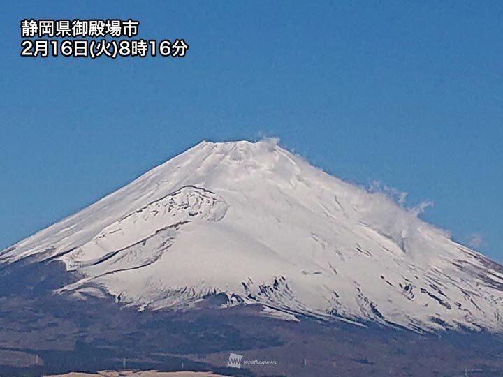 静岡県御殿場市から見た富士山
