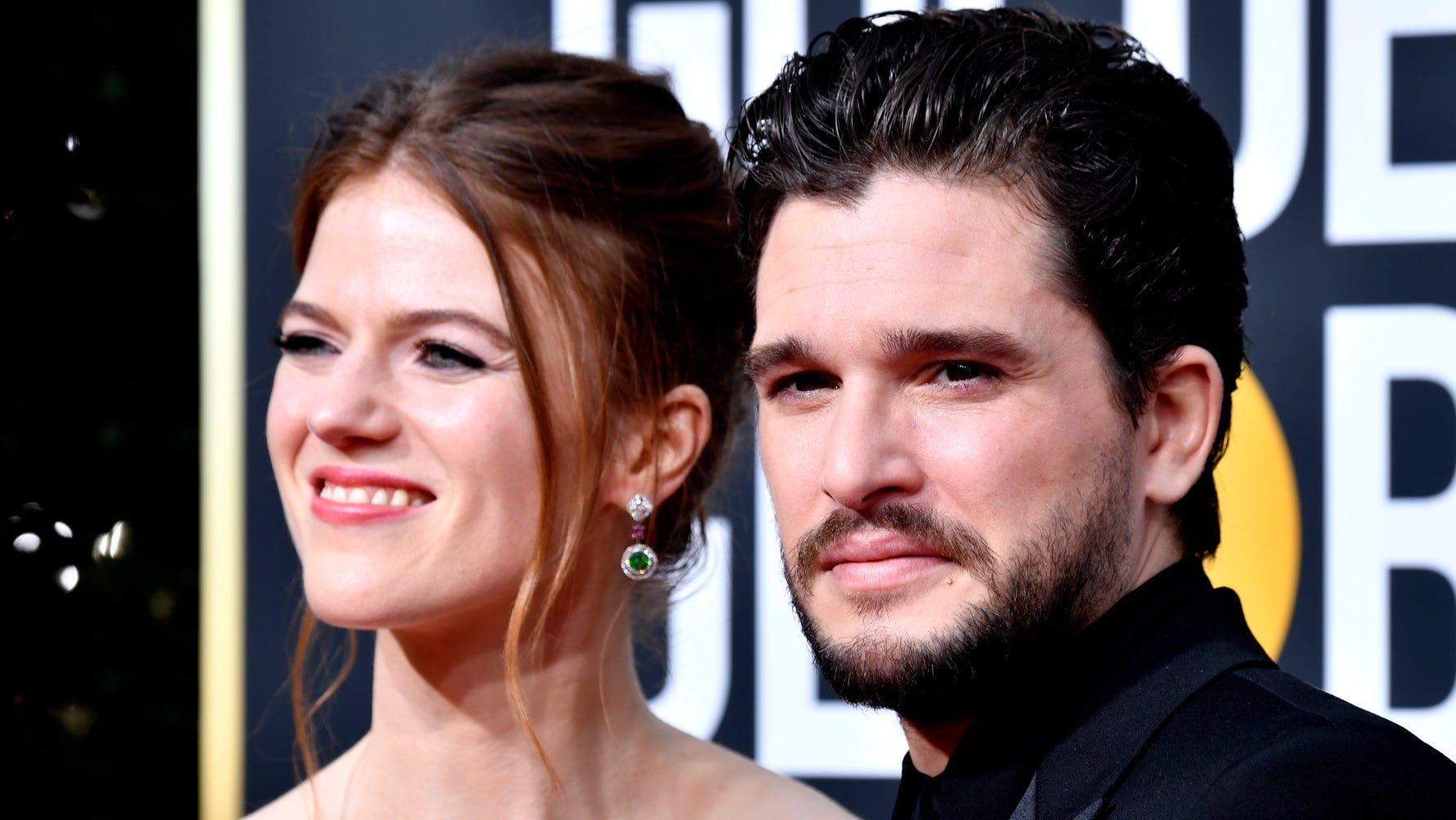 ‘Game Of Thrones’ stars Kit Harington, Rose Leslie Welcome, boy