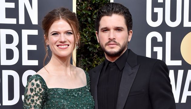 Kit Harington et Rose Leslie, ici au mois de janvier 2020.